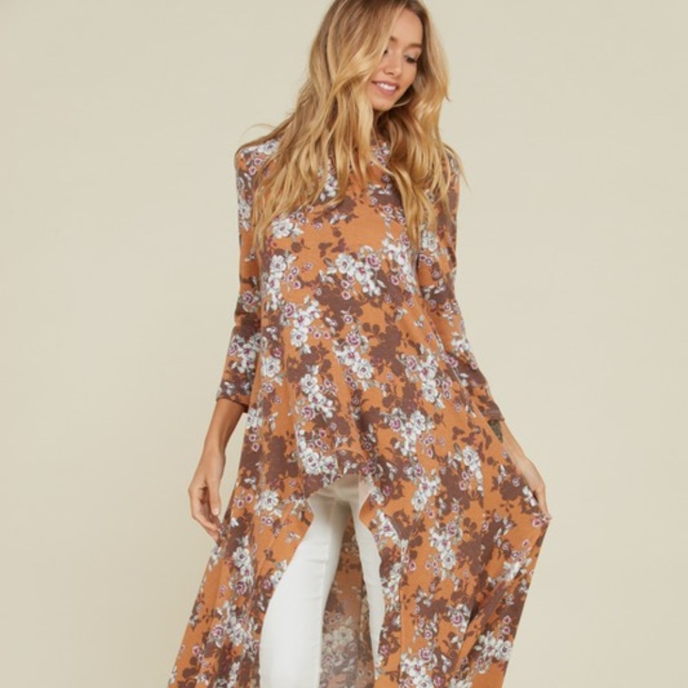 Floral High Lo Tunic